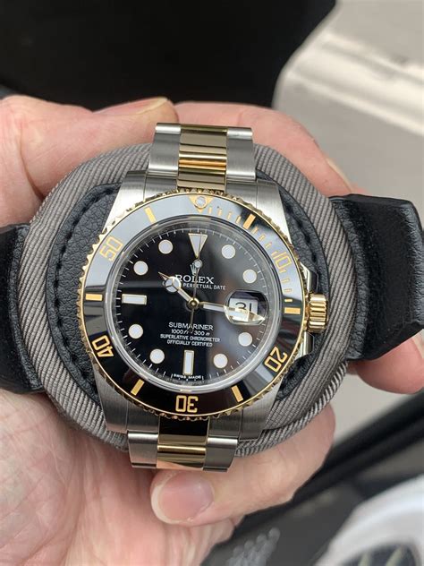 rolex submariner gold and stainless|gold rolex submariner for sale.